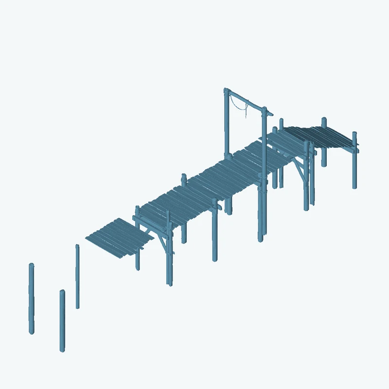 Modular Wooden Pier
