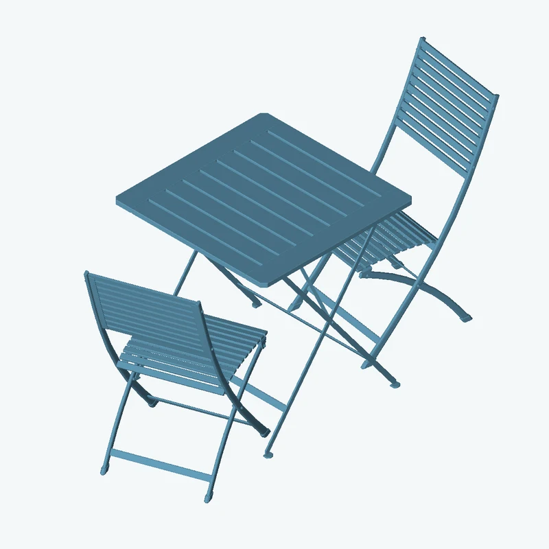 Outdoor Table Chair Set 01