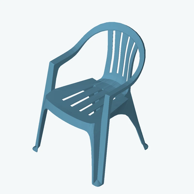 Plastic Monobloc Chair 01