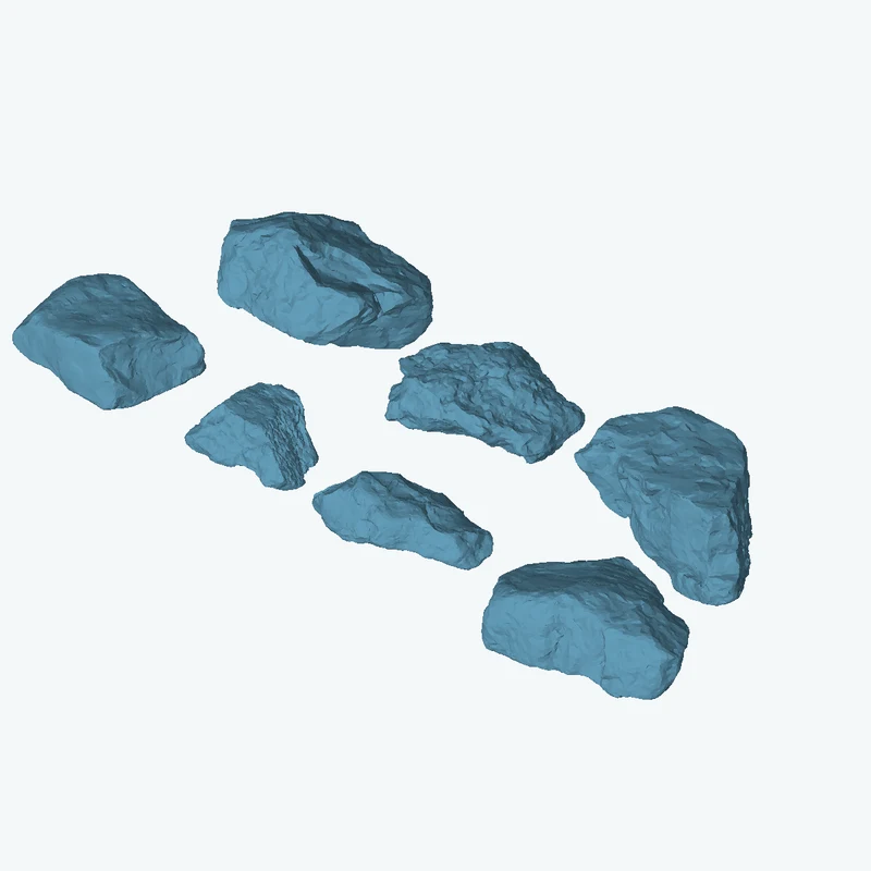 Rock Moss Set 02