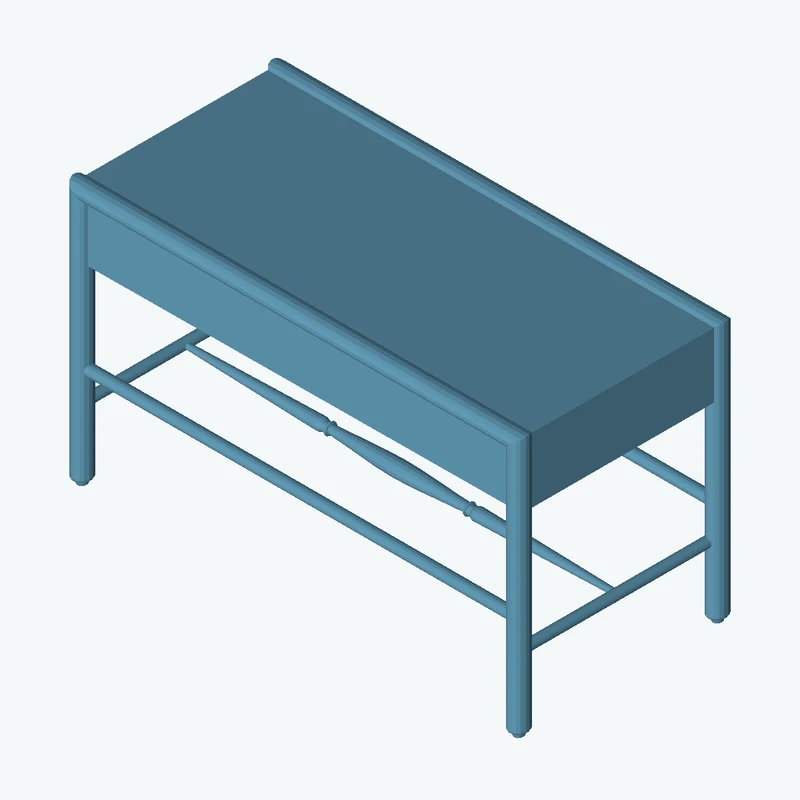 Small Wooden Table 01