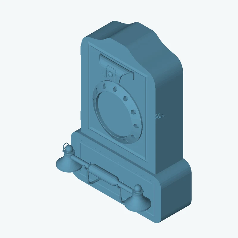 Vintage Telephone Wall Clock