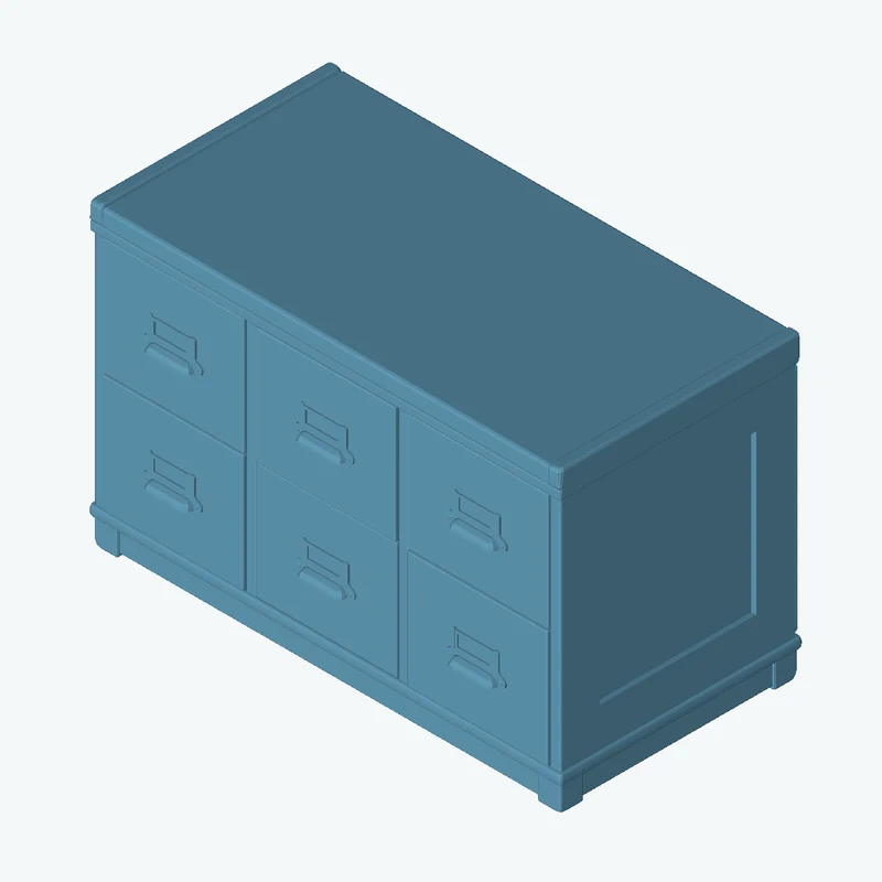 Vintage Wooden Drawer 01