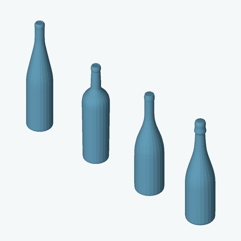 Wine Bottles 01