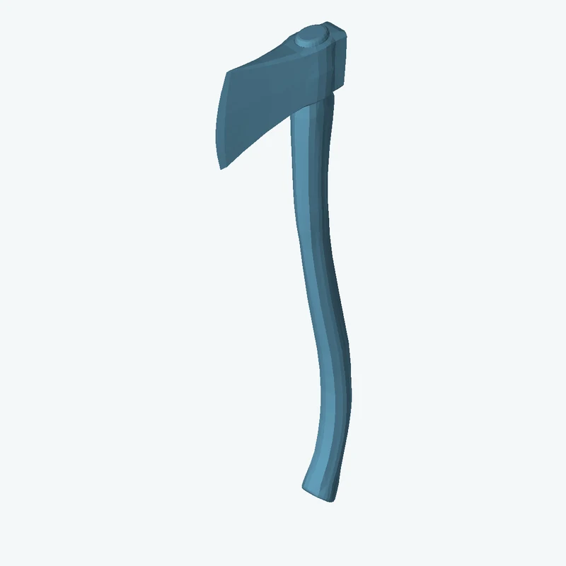Wooden Axe 02