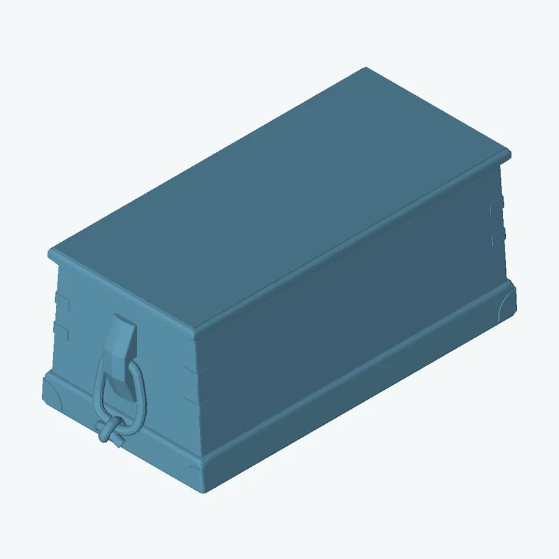 Wooden Crate 02