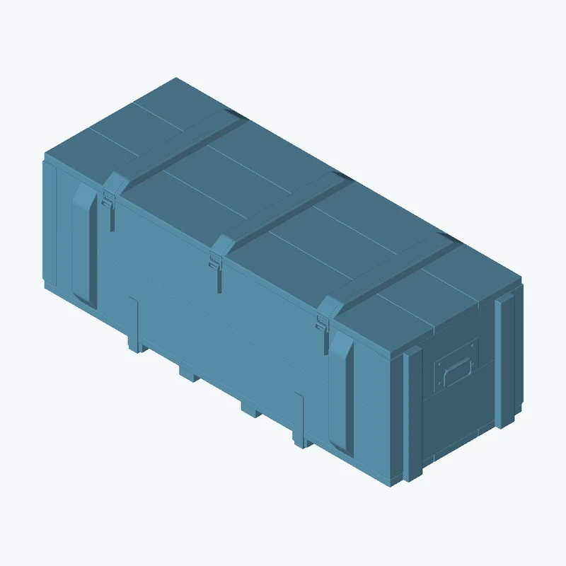 Wooden Military Crate