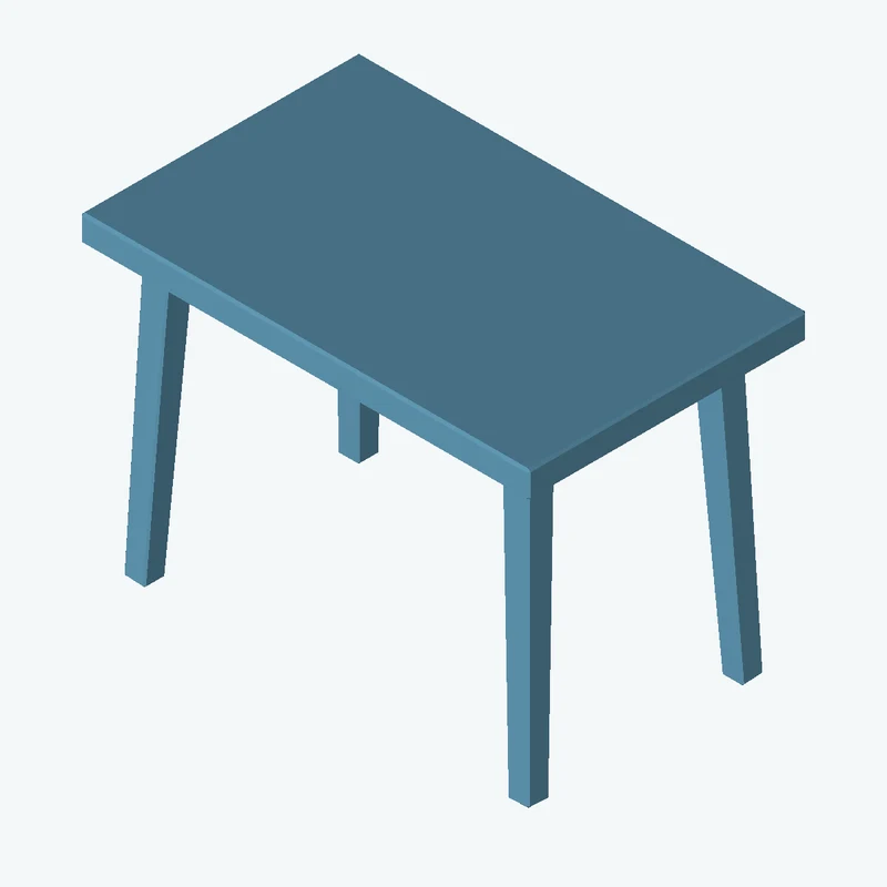Wooden Table 02