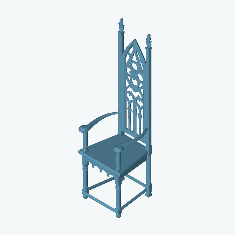 Wooden Chair 01
